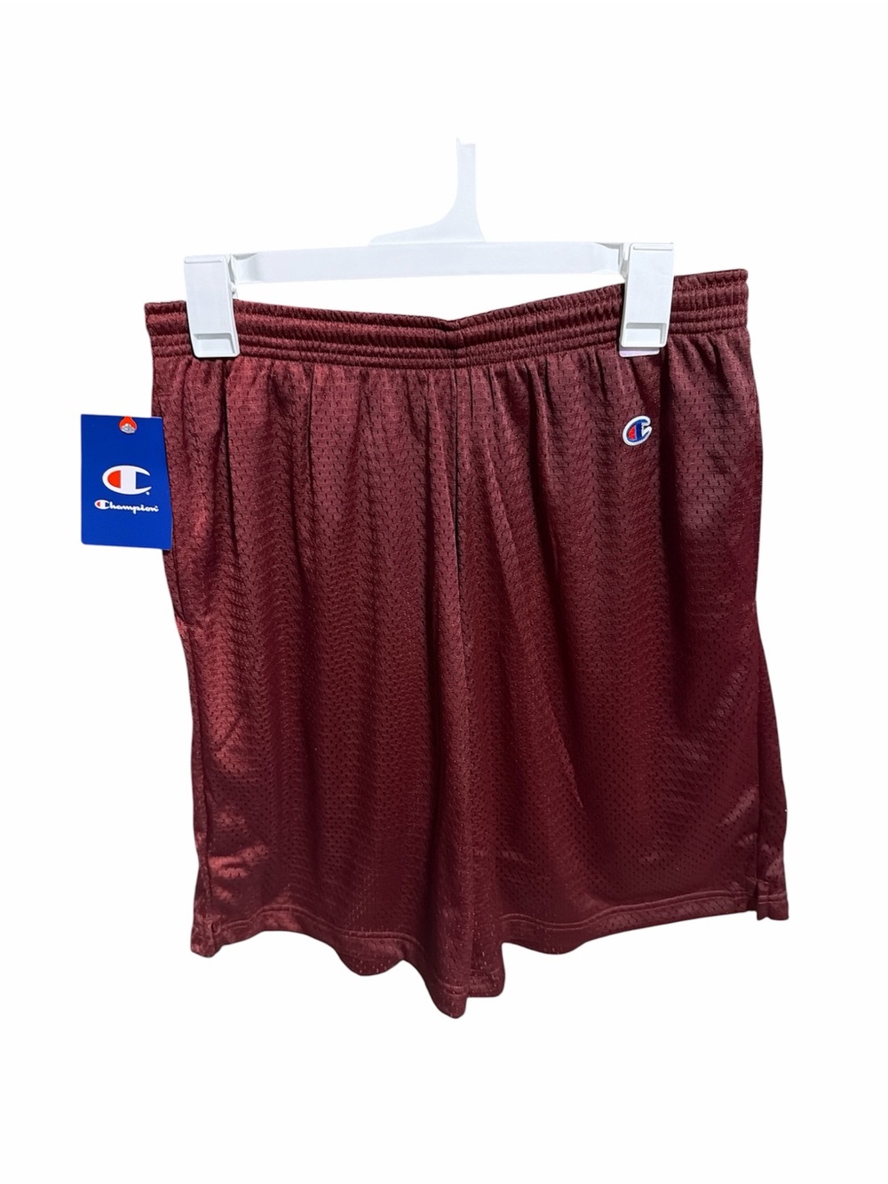 Champion Maroon Mesh Athletic Shorts